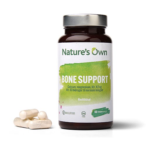 Knogler Bone Support Wholefood - 60 Kapsler fra Natures Own