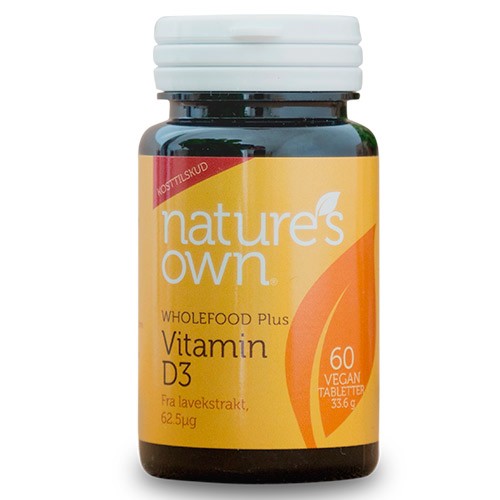 Vegan D3 Vitamin fra Lavekstrakt - 60 Tabletter