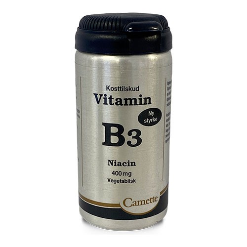 B3 Vitamin Niacin 400mg - 90 Tabletter til Sundhed