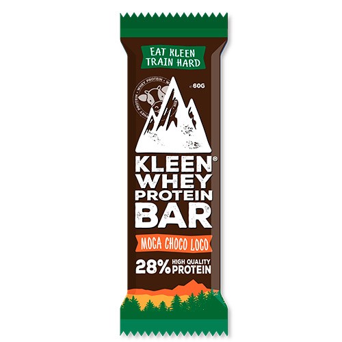Whey Proteinbar Moca Choco Loco   60 Gram     fra Kleen