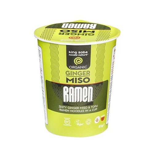 Økologisk Ginger Miso Ramen Instant Cup - 85 Gram