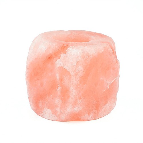 Himalaya Salt Fyrfadslysestage i Pink - 500g Stykke