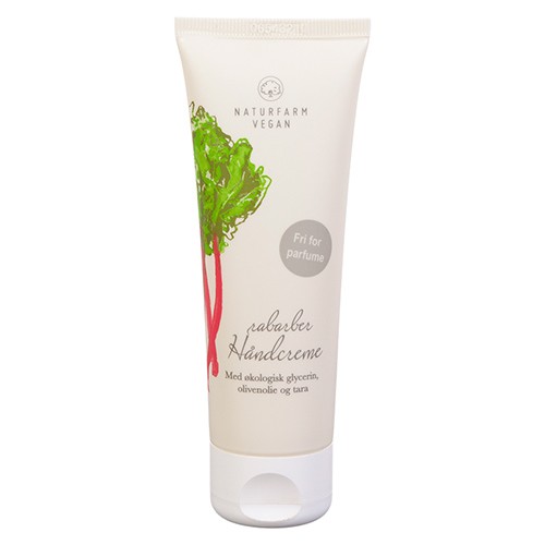 Håndcreme med Rabarer - 75 ml fra Naturfarm
