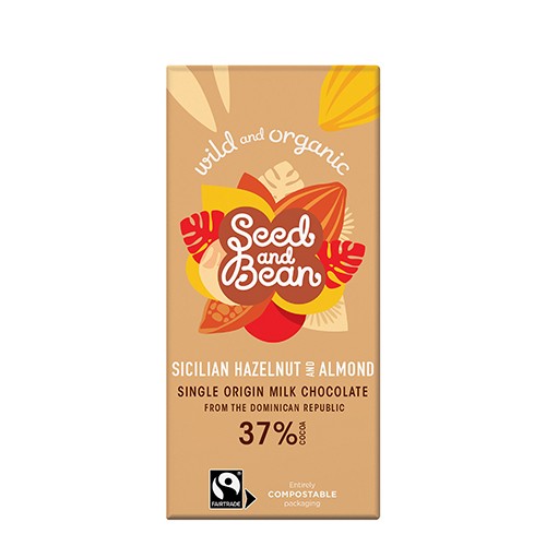Økologisk Mælkechokolade 37% - 75 Gram fra Seed & Bean