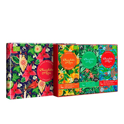 Mint Library Box: Chokolade med Mynte og Havsalt 240g
