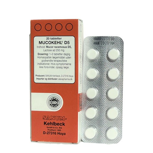 Mucokehl D5 Tabletter - 20 stk. fra Sanum