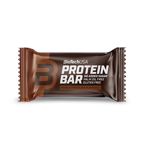Proteinbar med Dobbelt Chokolade - 70 Gram fra Biotechusa