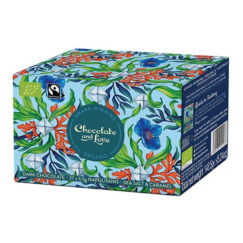 Økologisk Sea Salt Chokolade Ballotin - 27 stk. 148 g