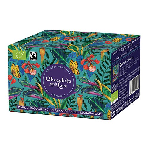 Madagascar Ballotin æske 27x 5,5 Gr. Økologisk Chokolade