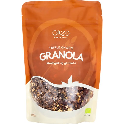 Økologisk Triple Choco Granola - 350 Gram fra Grød