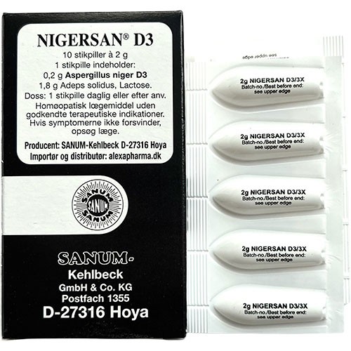 Nigersan D3 Stikpiller - 1 Pakke til Sundhed