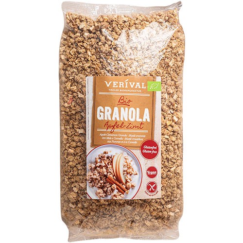 Økologisk Granola med Æble og Kanel - 1.300 Gram fra Verival