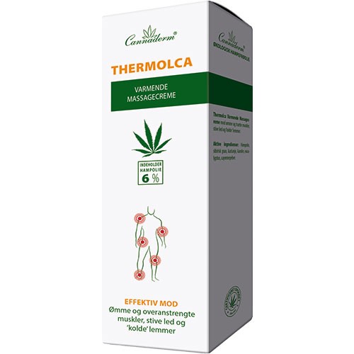 Thermolca Massagecreme 250 ml fra Cannaderm - Økologisk Kvalitet