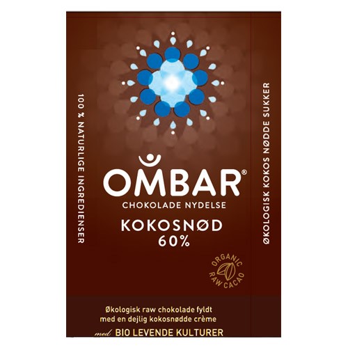 Økologisk Kokosnød Bar 60 % - 35 g fra Coala's Naturprodukter