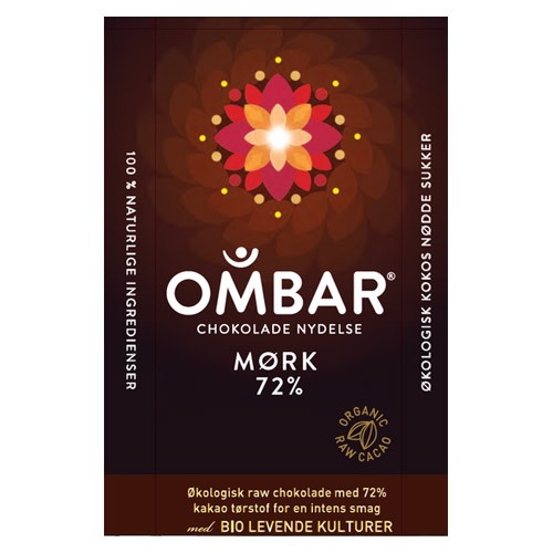 Økologisk Bar Raw Chokolade 72 % - 35 Gr fra Coala's