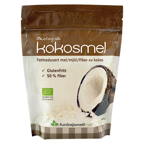 Kokosmel økologisk   400 Gram     fra Funksjonellmat