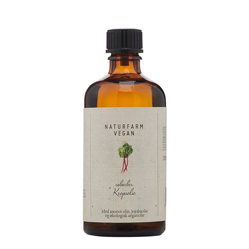Kropsolie Rabarber   100 Ml     Vegan fra Naturfarm