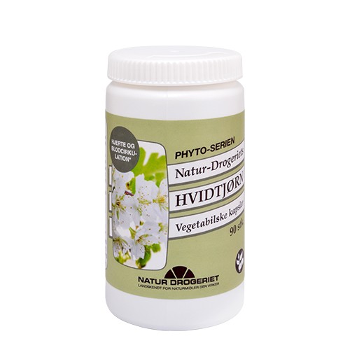 Hvidtjørn Kapsler   90 Stk.   Natur Drogeriet fra Phyto-serien