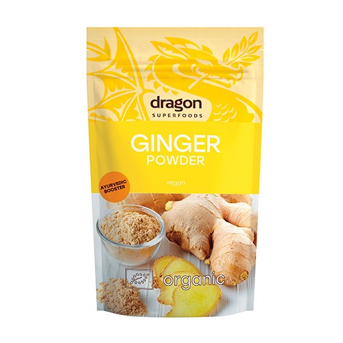 Ingefær Pulver økologisk   200 Gram     fra Dragon Superfoods