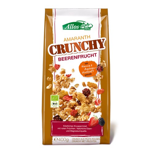 Amaranth Crunchy Mysli    400 Gram     fra Allos