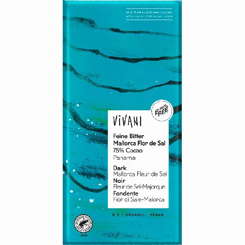 Mørk M. Mallorca Salt økologisk   80 Gram     fra Vivani