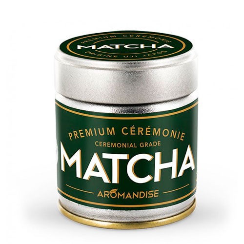 Ceremonial Grade Matcha Grøn Te Pulver   økologisk    30 Gram fra Aromandise