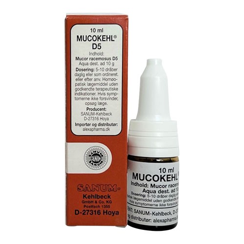 Mucokehl Dråber D5   10 Ml fra Sanum
