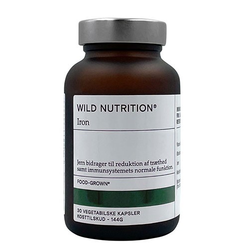 Food Grown Iron Plus   30 Kapsler fra Wild Nutrition