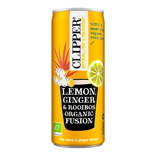 Drik Med Citron, Ingefær & Rooibos økologisk    250 Ml       Mindst Holdbar Til : 21 04 2025 fra Clipper