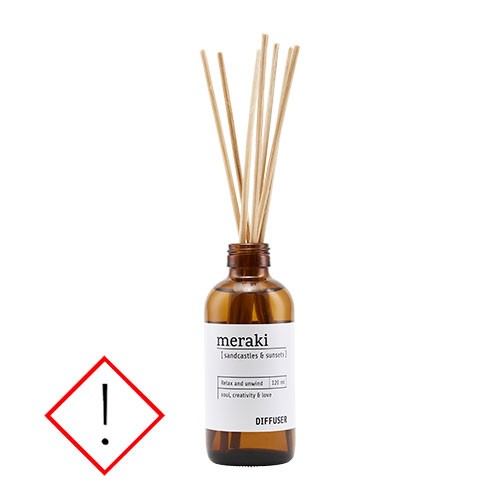 Duftfrisker M. 7 Pinde, Sandcastles & Sunsets   120 Ml fra Meraki