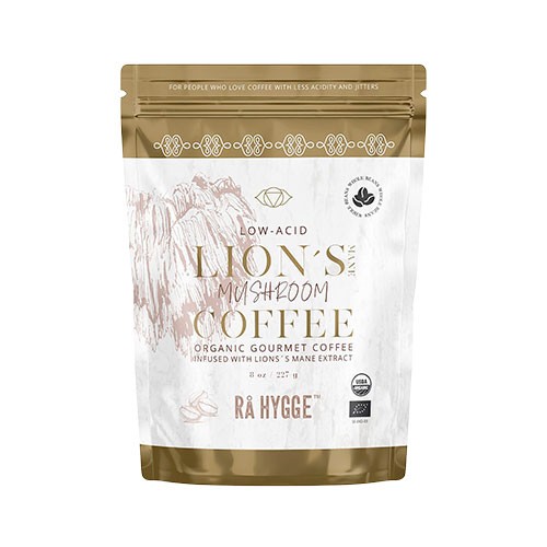 Lion's Mane Svampekaffe Hele Bønner økologisk    227 Gram     fra Rå Hygge