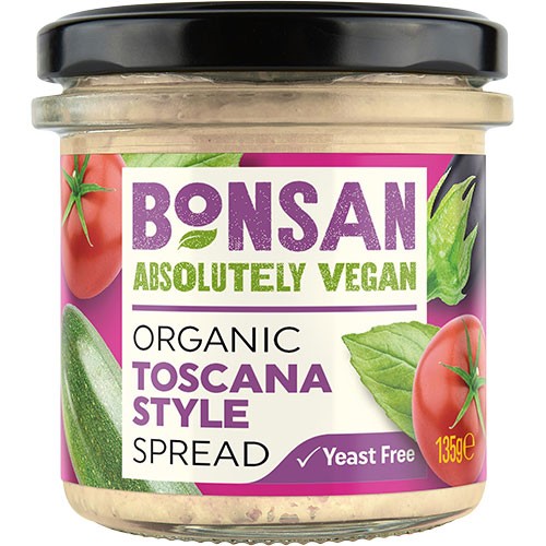 Smørepålæg Toscana Style   økologisk    135 Gram fra Bonsan