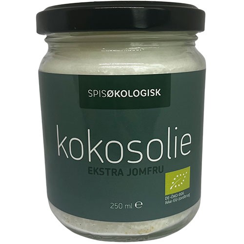 Kokosolie Ekstrajomfru   økologisk    250 Ml fra Spis økologisk