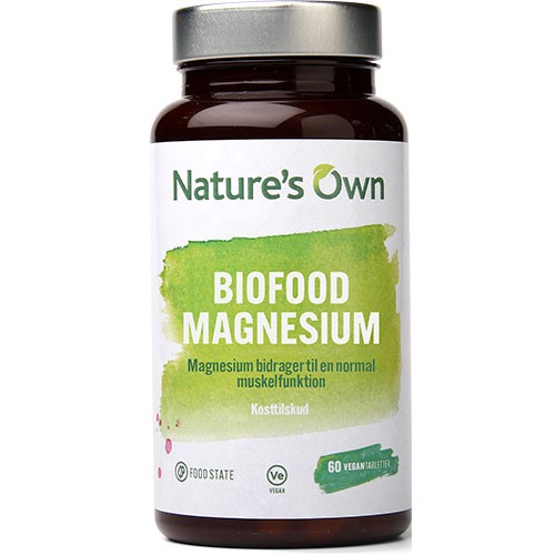 Biofood Magnesium   60 Tabletter fra Natures Own