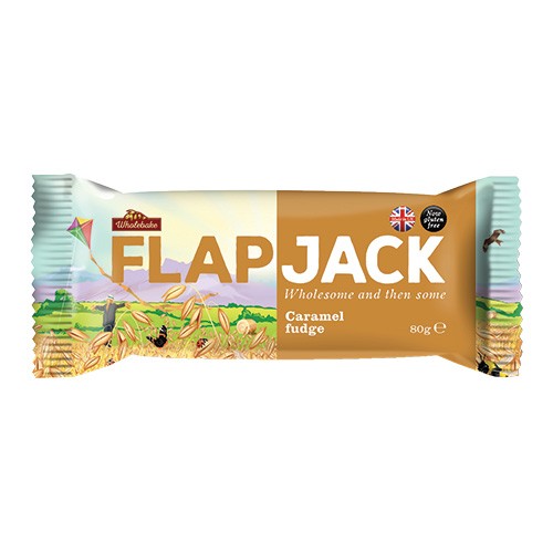 Flapjack M. Karamel Wholebake   80 Gram fra Brynmor