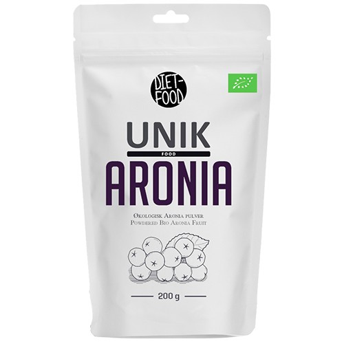 Aronia Pulver   økologisk    200 Gram   Diet Food fra Diet-food