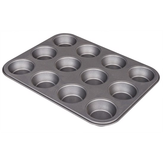 Muffins Bageplade I Kraftig Kvalitet Med Non Stick Belægning   Hurtig Levering fra Müller