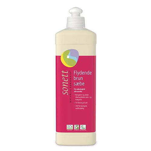 Brun Sæbe Flydende   500 Ml     fra Sonett