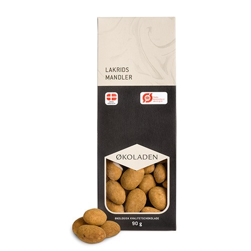 Lakridsmandler Choko økologisk    90 Gram     fra økoladen