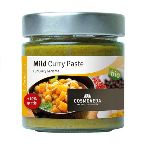Curry Paste Mild økologisk  160 Gr fra Cosmoveda