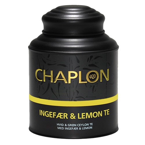 Ingefær Og Lemon Te 160 G Dåse økologisk   160 Gram     fra Chaplon