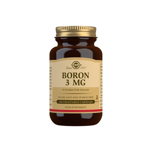 Bor 3 Mg (multi Keleret Bor)   100 Kapsler     fra Solgar