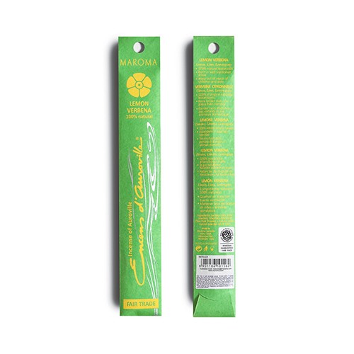 Røgelse Lemon Verbena 10 Stk   1 Pakke fra Encens D'auroville