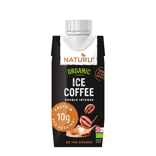 Organic Ice Coffee   Double Intense   økologisk    330 Ml fra Naturli