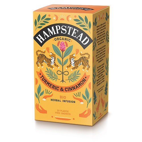 Gurkemeje & Kanel Te økologisk   20 Breve   Hampstead fra Hampstead Tea