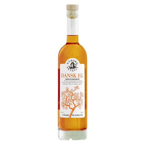Nyborg Akvavit Dansk Eg 40% Alc.vol   økologisk    500 Ml fra Nyborg Destilleri