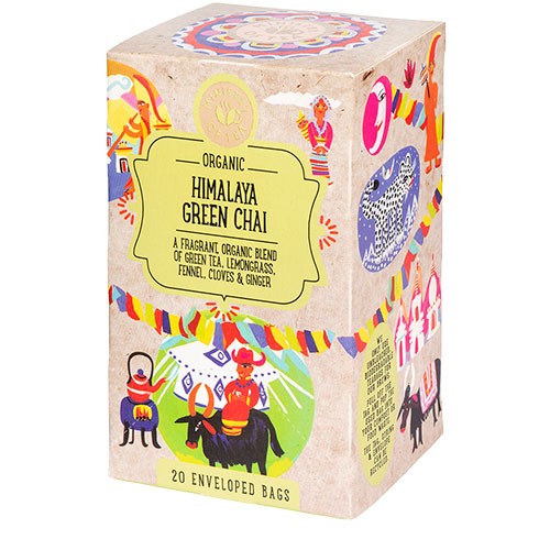 Chai Himalayan Green Te   økologisk    20 Breve fra Ministry Of Tea