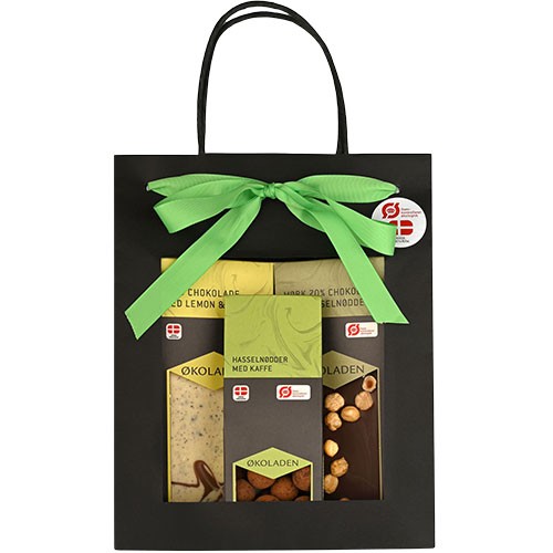 Gourmet Gavepose Limegrøn   økologisk    240 Gram fra økoladen