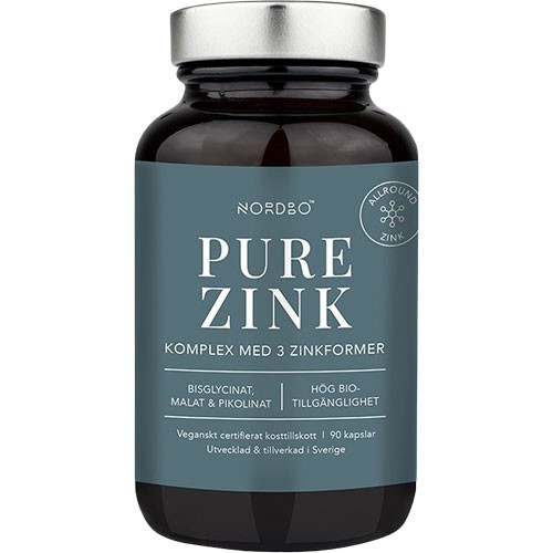 Pure Zink   90 Kapsler fra Nordbo