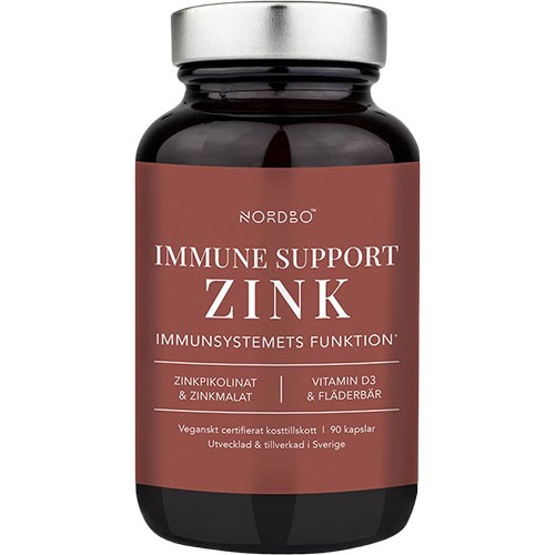 Immune Support Zink   90 Kapsler fra Nordbo